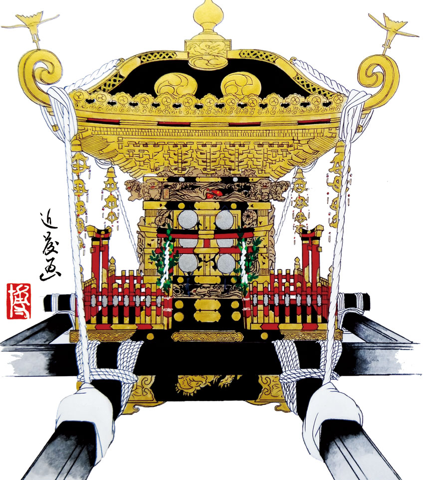 長須賀地区の神輿